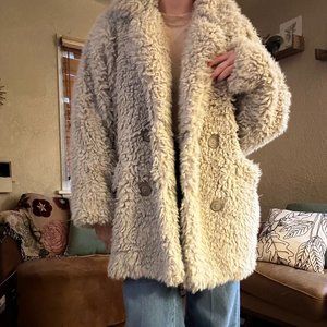 FREE PEOPLE - teddy jacket (size xs)
